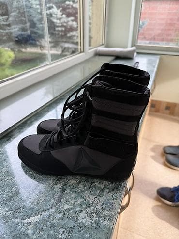 бот: Reebok Boxing Boot – высокие боксерские кроссовки/ботинки - Оригинал — 1