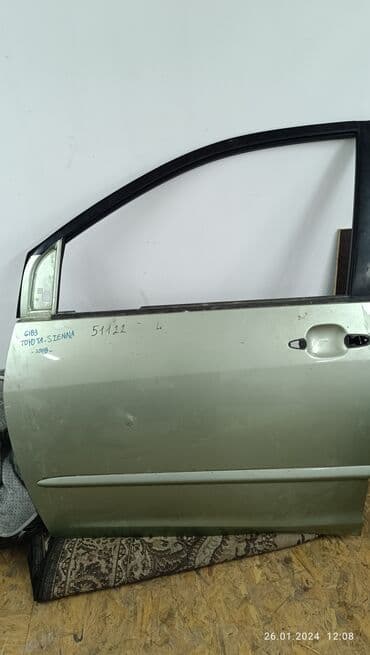 sienna сиенна: Дверь Передняя левая Toyota, Б/у, Оригинал — 3