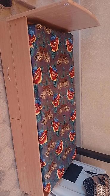 Кровать трансформер, Кровать-шкаф, Б/у, Односпальный, С матрасом