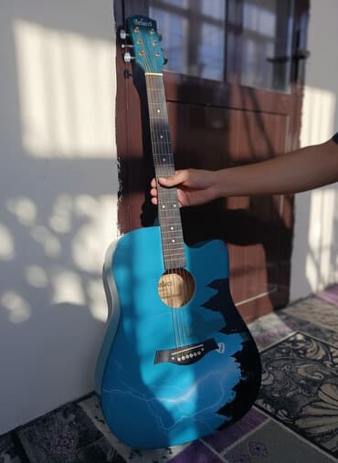 Барабаны: Акустическая гитара Belucci с чехлом - Тип: акустическая гитара — 1