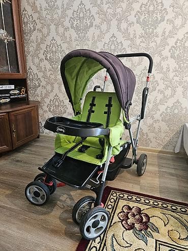 Коляски: Прогулочная коляска для двоих Joovy Caboose (степ-сид для погодок) - — 3