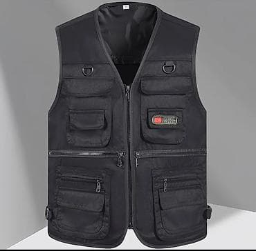 каракуль безрукавка: Другие жилеты XL, цвет - Черный — 1