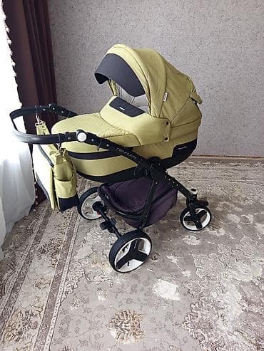 Детская коляска 2 в 1 Riko (R-Flex) + стульчик для кормления в подарок