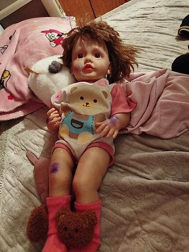 Кукла-пупс с мягким телом и виниловыми ручками/ножками. Реалистичная