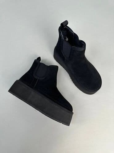 сапоги зимние женские натуральная кожа натуральный мех распродажа: ПО ОПТОВОЙ ЦЕНЕ В РОЗНИЦУ ЕСТЬ Женские утеплённые челси-угги — 2