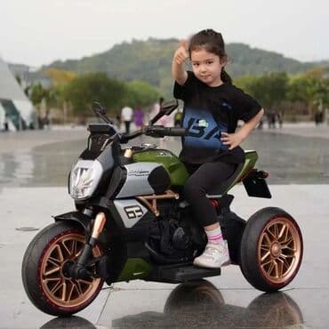 купить детский мотоцикл на аккумуляторе бу: Детский электрокар, Новый — 4