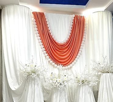 mini projector: Декорация для торжеств «Белый зал» - Фоновая конструкция: плотные — 4