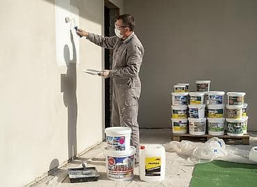 Все виды фасадных и внутренних красок . На силиконовой основе