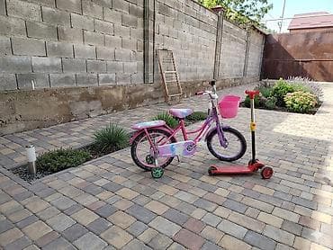 Балдар транспорту: Балдар үчүн велосипед, 2 дөңгөлөктүү, 4 - 6 жаш, Кыз үчүн, Колдонулган — 1