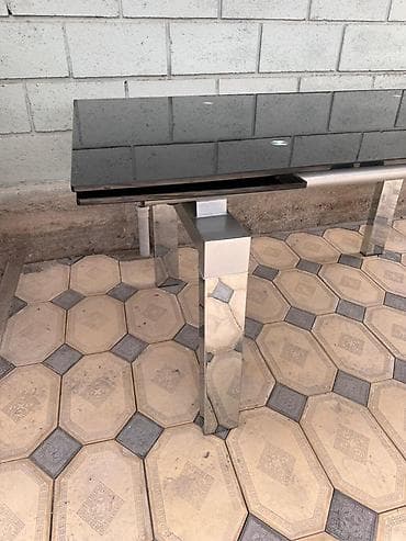 coffee table: Стол трансформер Для зала, Раскладной стол, Длина, см: 160–180 см, цвет - Черный — 4