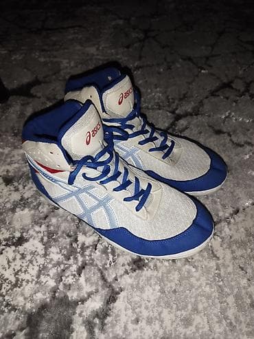 барцовки asics: Мужские кроссовки, 40, Asics, Б/у, цвет - Белый — 1