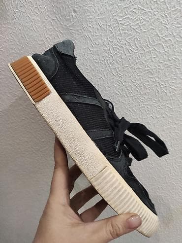 Туфлилер: Кроссовки повседневные, черные. - Верх: комбинация сетчатого текстиля — 4