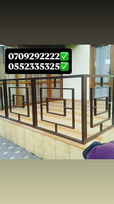 на балкон: Готовые перила, Материал: Металл, Для балкона, Новый — 3