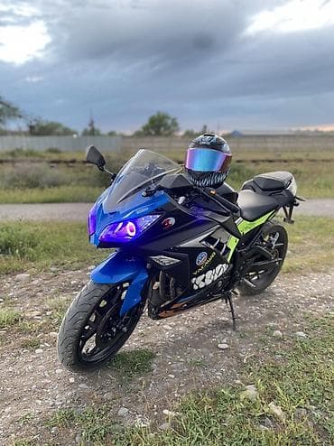 купить мотор мотоцикла: Спортбайк Kawasaki, 400 куб. см, Бензин, Взрослый — 1