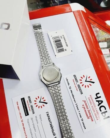 умные часы новый: CASIO A158WA-1. • Оригинал. • Японский механизм «Miyota». • Ремешок - — 2