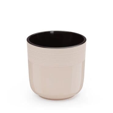 Цветочный горшок Линель 4,5л бежевый,белый