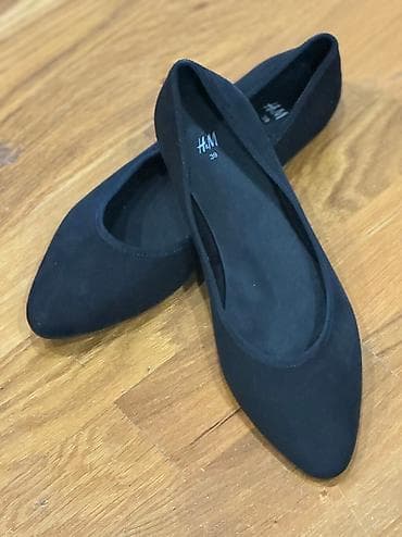 Балетки H&M замшевые, новые 39 размер, подойдут на 38 размер