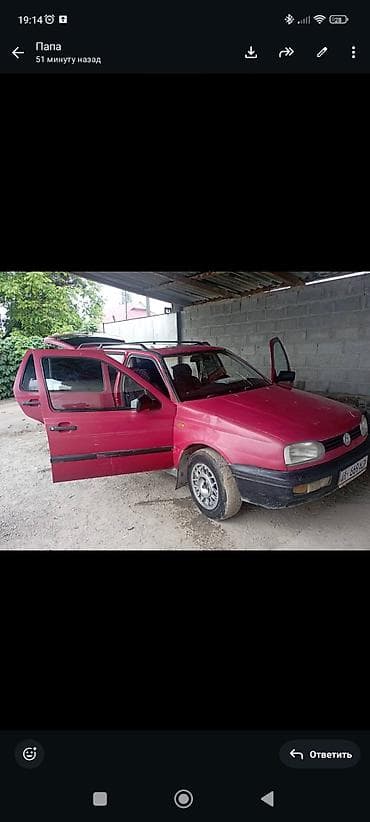 крышка багажник субару: Volkswagen Golf Variant: 1994 г., Универсал — 9