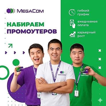 промоутер мегаком: Требуется Торговый агент, График: Гибкий график, Без опыта, Карьерный рост, Подработка — 1