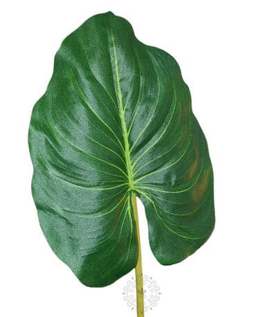 искусственный цветок в горшке большой: Цветок декоративный, искусственный, большой (Элефант), высота — 1