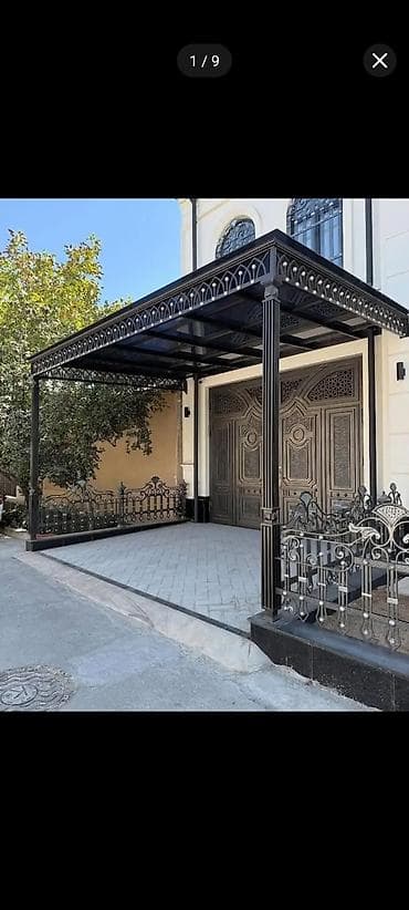 кленка для дверей: Навес, Другая форма, Металл, Поликарбонат, Новый, Бесплатная доставка — 1