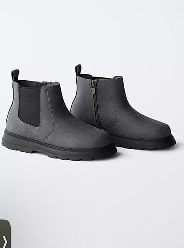мужские челси: Детские ботинки-челси, серые Zara с официального сайта - — 2
