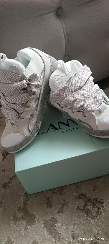 lanvin curb: Кроссовки LANVIN Paris - Модель: низкие кроссовки с массивной — 1