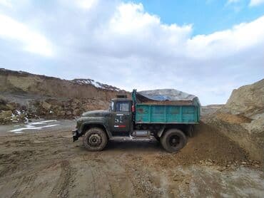 Песок, Ивановский карьер, В тоннах, Зил, Камаз
