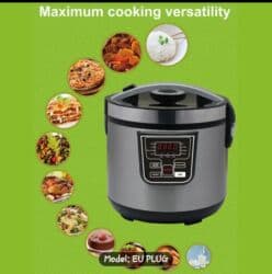 скороварка 6 л: Мультиварка с европлагом (EU Plug), 5 литров, можно приготовить 12-15 — 4