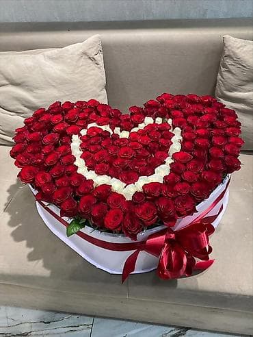 букет роза: Букеты и композиции из красных роз - Комбо на кыз узату: пышные — 4