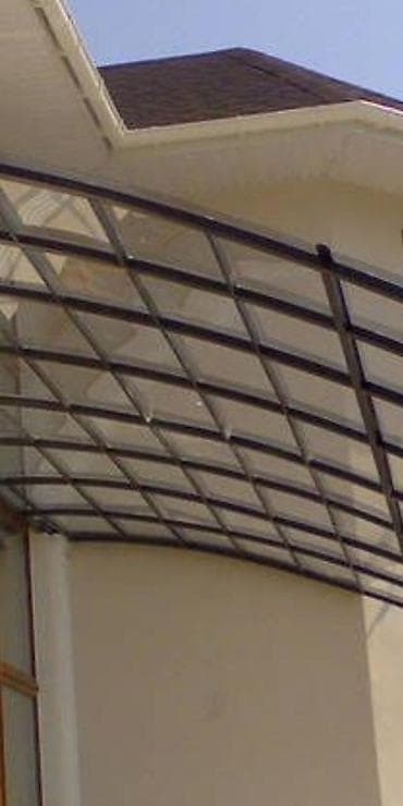 Навес, Арочный, Металл, Поликарбонат