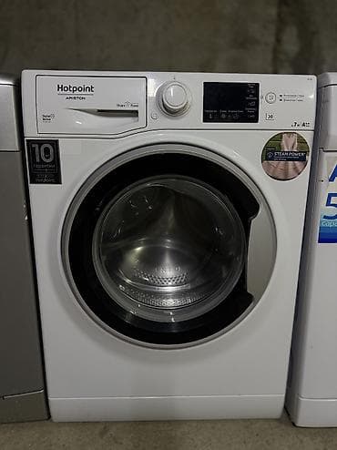 Стиральная машина Hotpoint Ariston, Б/у, Автомат, До 7 кг, Узкая at lalafo.kg Стиральная машина Hotpoint Ariston, Б/у, Автомат, До 7 кг, Узкая