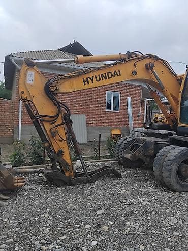 Транспорт: Экскаватор, Hyundai, Дөңгөлөктүү — 1