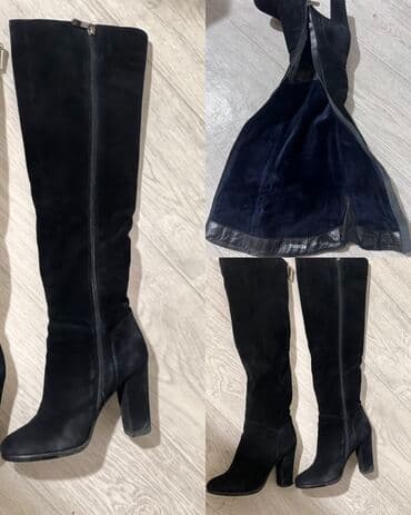 Спецодежда: Продается зимние ботфорты, натуральная замша европейские размер 35-й — 1