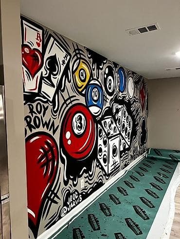 Авторская роспись стен и фасадов под ваш бренд и интерьер🔥 Создание