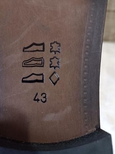 Прокат одежды: Мужские туфли, 43, Новый, цвет - Коричневый, Самовывоз, Платная доставка — 3