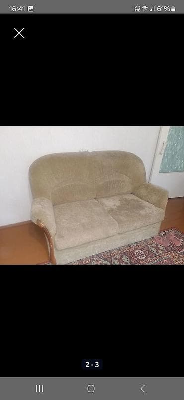 вешалка б у: Прямой диван, Б/у — 2