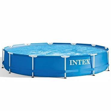 Спорт и отдых: 366/76см. Intex 28210 Каркасный бассейн Metal Frame, 6503л Сборный — 6