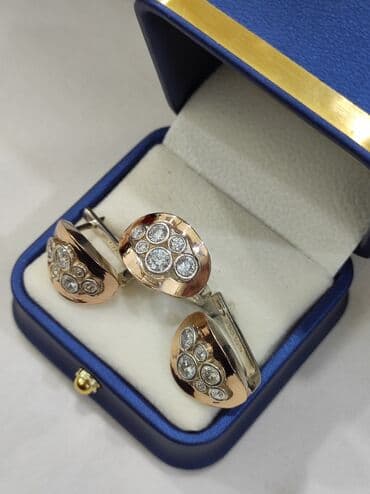 свадебные наборы ручной: Серебро напыление золото 925 пробы Размеры имеются Для заказа — 7