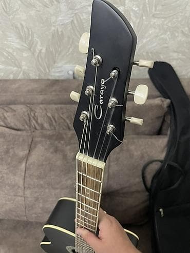 gitara lakewood: Акустическая гитара Caraya C-931 BK и сумка в подарок. цвет — матовый — 3