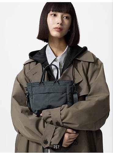 lining бу: Сумка-тоут/кросс-боди Uniqlo, компактная и функциональная — 1