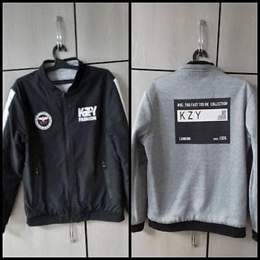 Двухстор.мужская куртка деми р.44-46 остояние новой