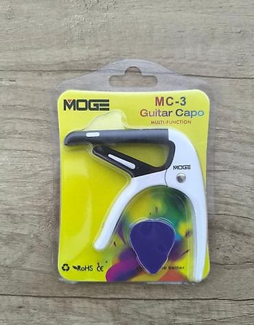 Гитары: Каподастр MOGE MC-1 для гитары, металлический. В наличии: Каподастр — 3