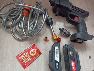 газон машина: Мойка высокого давления, Б/у, Аккумуляторная, Самовывоз, Платная доставка — 4