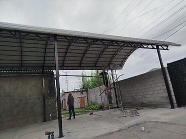 диван раздвижные: Навес, Арочный, Металл, Профнастил — 2