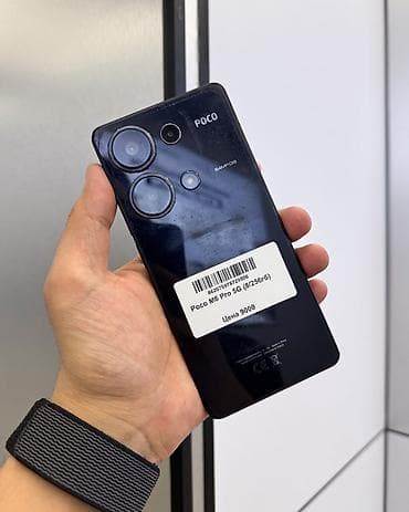 поко 2: Poco M6 Pro, Б/у, 256 ГБ, цвет - Черный, В рассрочку, 2 SIM — 2