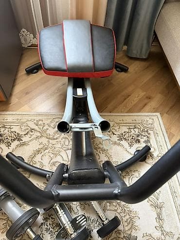 гимнастический мяч: Тренажёр для пресса и корпуса с маятниковым механизмом + ролики для — 2