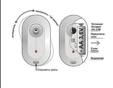 gp pointer: JA-185B и 110B Беспроводной детектор разбития стекла 3 шт JA-185B — 1