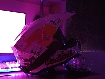 сары булун: Мотокроссовый/эндуро шлем с козырьком и очками - Тип: полноразмерный — 3