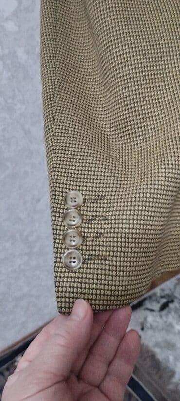 срочно продаю в связи с переездом: Мужской костюм, 2XL, Bershka, Б/у, цвет - Желтый, Самовывоз — 5